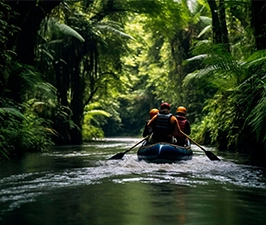 Canoeing-Through-Mangrove-Forests