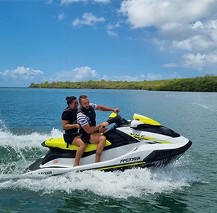Jet-skiing