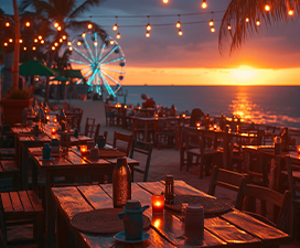 Beach Clubs and Night Entertainment