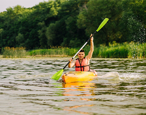Kayaking in Kilim Karst Geoforest Park